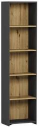  B40 Könyvespolc - Antracit - Artisan Tölgy