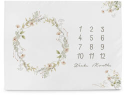 CEBA BABY Milestone Szőnyeg Fotózáshoz 92x72 Basic Summer Flowers