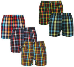 Horsefeathers 5PACK férfi rövidnadrágHorsefeathers Sonny csomag 2 (AM286B) M - pepita