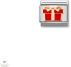 NOMINATION "Piros ajándék doboz" charm - 430202-07