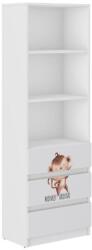  B3 Könyvespolc Fiókokkal - Majom
