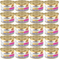 Gourmet Purina Gourmet Gold cica mousse borjúhússal 72x85g