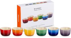 Le Creuset Recipient Ramekin 100 ml, set de 6 buc, RAINBOW, gresie, Le Creuset (LECR79134105219030)