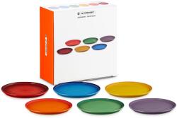 Le Creuset Farfurie pentru cină COUPE 27 cm, set de 6 buc, RAINBOW, gresie, Le Creuset (LECR79357005218000)