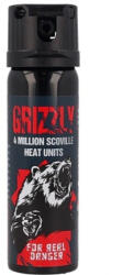 Grizzly Pepper spray Grizzly 4 million scoville heat units 63 ml- cone/cloud (KKS13063C)