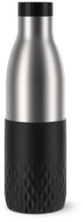 emsa Bludrop Sleeve N3111100 drinking bottle Napi használatra 700 ml Rozsdamentes acél Fekete, Rozsdamentes acél (N3111100)