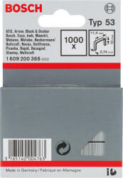 Bosch 1 609 200 366 staples Kapocs csomag 1000 kapocs (1609200366)