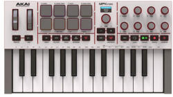 AKAI MPK Mini MK4 - MIDI controller / control keypad, white (AKAI MPK MINI 4W)