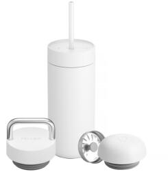 FELLOW Carter thermal mug set + 3 caps white matt 473 ml (CBOX-MW)