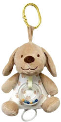 Tulilo Music box beige dog 18 cm (9387)