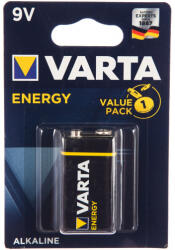 VARTA ENERGY 9 V újratölthető elem Lúgos (9V 6LR61)