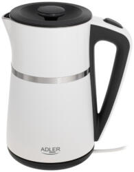 Adler Kettle 1.7l white double wall AD 1355w (AD1355w)