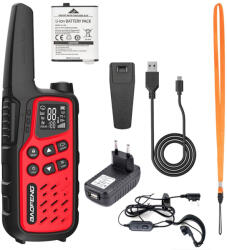 Baofeng Walkie-Talkie Baofeng BF-T25E Red, 2 pieces (5904921481878)