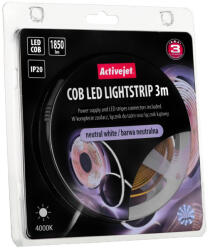 Activejet AJE-COB 3m neut fényszalag Univerzális LED csik 3000 mm (AJE-COB 3m neut)