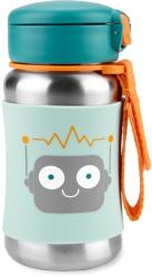 Skip Hop SKIP HOP Spark Stülle Üveg Szívószállal Rozsdamentes Acélból Robot 12m+