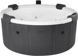 MSpa Jakuzzi, MSpa Frame Denver F-DE066W, 6 személyes, 970 l, 182 x 70 cm, masszázs funkció, LED világítás, UVC fertőtlenítés, fa hatású burkolat (TC8050650)