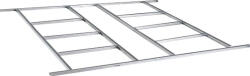 Strend Pro Padlószerkezet kerti házhoz, Strend Pro Garden 2172941-hez, 116 x 216 cm, erős, stabil, könnyű telepítés (TC2172942)
