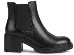 Geox bőr bokacsizma - fekete Női 40