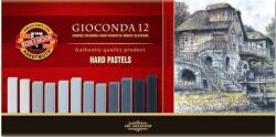 KOH-I-NOOR Gioconda Hard Pastels Комплект сухи пастели Greys 12 бр (<![CDATA[8122012002GY]]>)