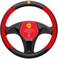 MOMO VIP kormányvédő - 38-39cm M - fekete-piros