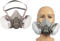 LEAN Félmaszkos Légzőkészülék Festékvédelemhez 2 Szénszűrő