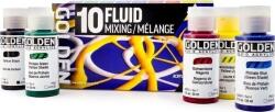 Golden Artist Colors Fluid Mixing Комплект акрилни бои 10 x 30 ml (0000928-0)
