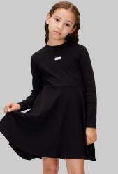 Calvin Klein Jeans gyerek gyapjúkeverék ruha - fekete 152