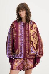 adidas bomber dzseki x Farm Rio - burgundia M