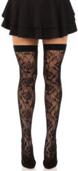Leg Avenue - Wild Roses Net Stocks Black