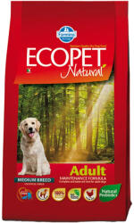 Ecopet Natural Natural Medium Adult Száraz Kutyatáp (Csirke) - 2, 5 kg