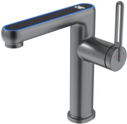 Welland FH-3434QH smart mosdó csaptelep - multifunkciós fej - vízhőfok kijelző (gunmetal)