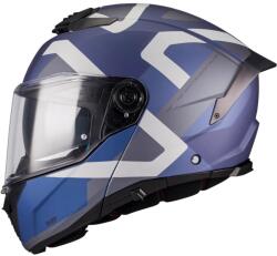 MT Helmets Cască de motocicletă pliabilă MT Atom 2 SV Dexter C2 albastru-gri mat (MT1335C95C22)