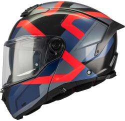 MT Helmets Cască de motocicletă pliabilă MT Atom 2 SV Dexter B15 albastru-negru-roșu (MT1335C95B151)