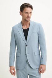 HUGO gyapjú kabát - kék 54