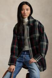 Ralph Lauren ing gyapjúkeverékből Woven Sport - zöld M