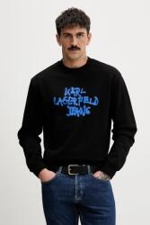 Karl Lagerfeld Jeans pamut melegítőfelső - fekete L - answear - 49 990 Ft