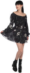 KILLSTAR дамска рокля KILLSTAR - Ivory's Chorus - Black/Ivory - KSRA013998