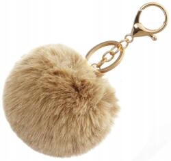 EdiBazzar Pompon szőrme táskadísz, kulcstartó, szőrmés, női