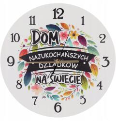 Ora Nagymama és Nagypapa napjára, 30 cm, MDF lemez, AA elemmel működik (MM_ZEG 34)