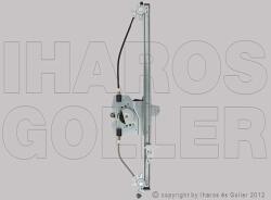 Opel Vivaro A 2000-2014 - Ablakemelő (motoros) bal első, 2 pólusú