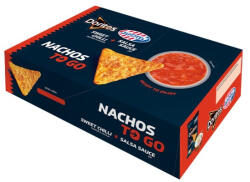 Doritos Nacho to Go Sweet Chilli and JIMMYs Salsa nacho chips és salsa szósz 190g