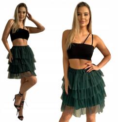 Edoti zöld mini szoknya, elegáns, egy Size (161278)