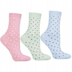 Moraj 3x pamut zokni, női, mintás, Size 35-38 (CSL250-099)