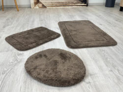 Keleti Textil Kft Lazien 3014-3 Brown (Barna) 3 Részes Fürdőszoba Szőnyeg 50x80 + 50x40cm