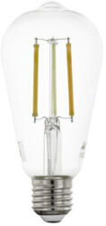 EGLO LED lámpa , égő , izzószálas hatás , filament , E27 , Edison , ST64 , 6W , CCT , dimmelhető , EGLO Connect. Z , Zigbee , 12236 (12236)
