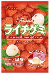  Frutia Lychee Gummy licsi ízű gumicukor 102g Kasugai Japán (4419)