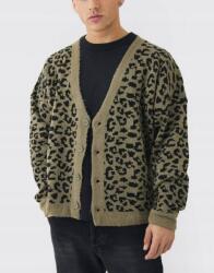 Boohooman Zöld Pulóver, M, cipzáras, hosszú ujjú, akril