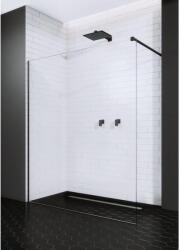 Radaway Modo New Black II Walk-in fekete zuhanyfal 130 átlátszó (389134-54-01)