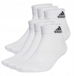 adidas boka zokni, középmagas, Size 37-39, 6 pár, fehér, pamut (HT3430)