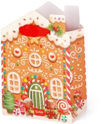 Legami ajándéktasak (S 10x15x6, 5 cm), mézeskalács ház karácsonyi (GB0665)